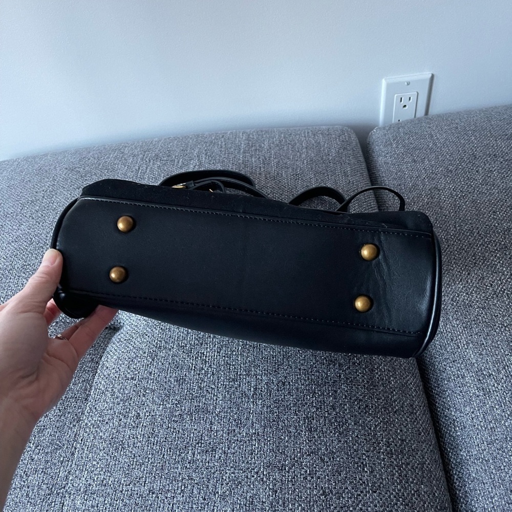 Faux suede mini bag - Picture 9 of 12